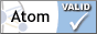 A web button with the description: View my blog as an Atom feed!